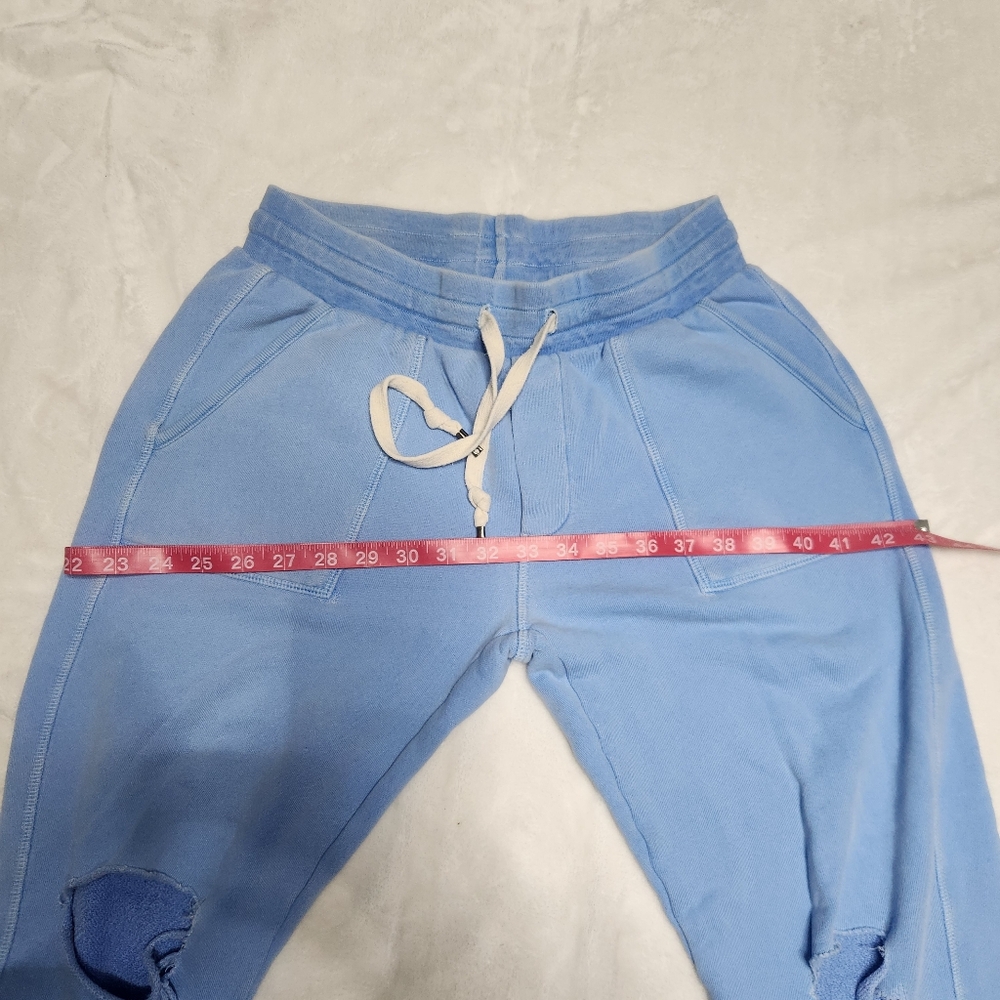 NSF Blue Distressed Track Pants - Picture 5 of 6
